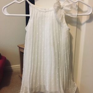 White Toddler Dress - Cherokee Brand